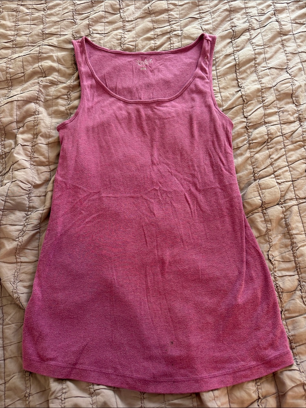 Isabel Maternity by Ingrid & Isabel Dusty Rose Scoop Neck Maternity Tank